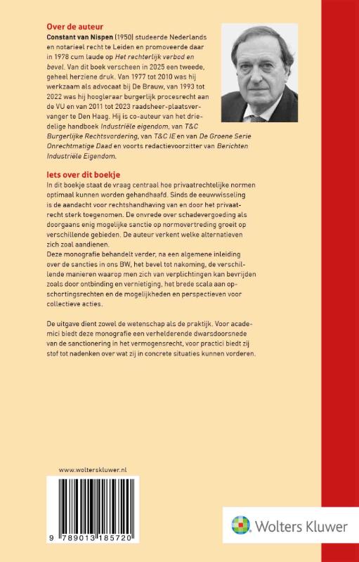 Achterkant van Sancties in het vermogensrecht