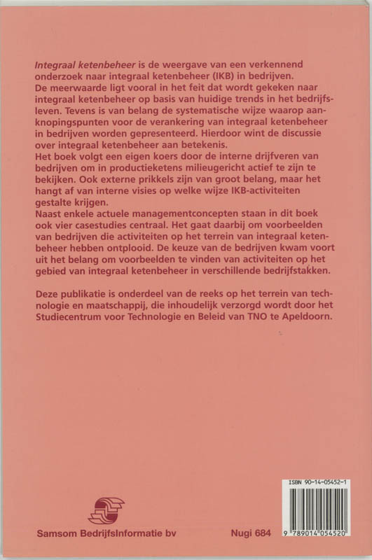 Achterkant van Integraal ketenbeheer