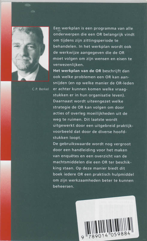 Achterkant van Het werkplan van de OR