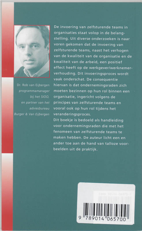 Achterkant van OR en zelfsturende teams