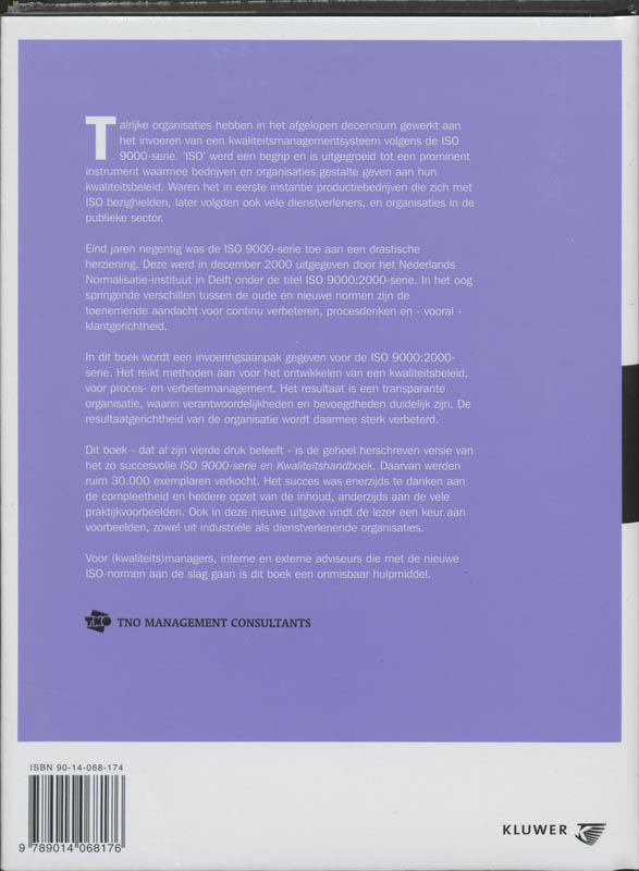 Achterkant van ISO 9000