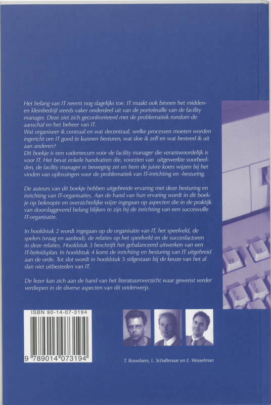 Achterkant van Informatietechnologie als last of lust