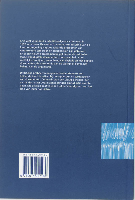 Achterkant van Documenten opbergen en terugvinden