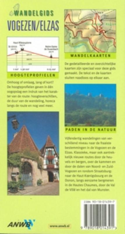 Achterkant van Vogezen en Elzas