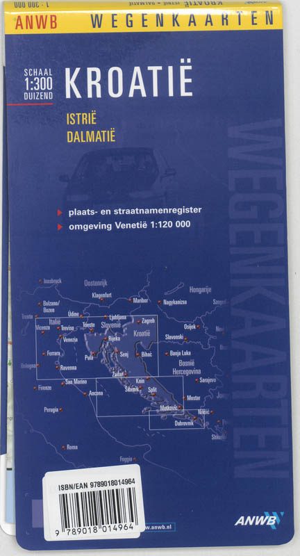 Achterkant van Kroatië, Istrië, Dalmatië