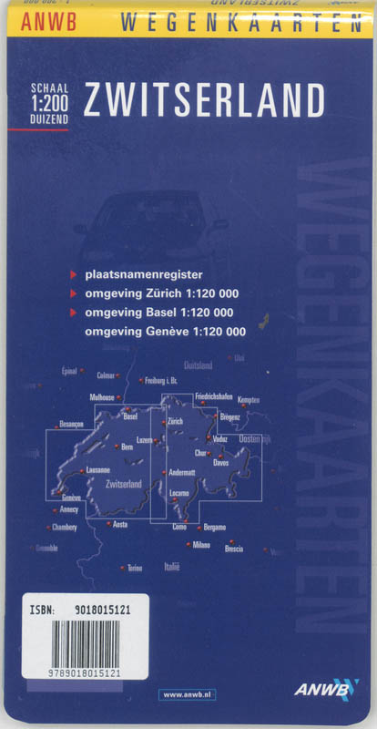 Achterkant van Zwitserland