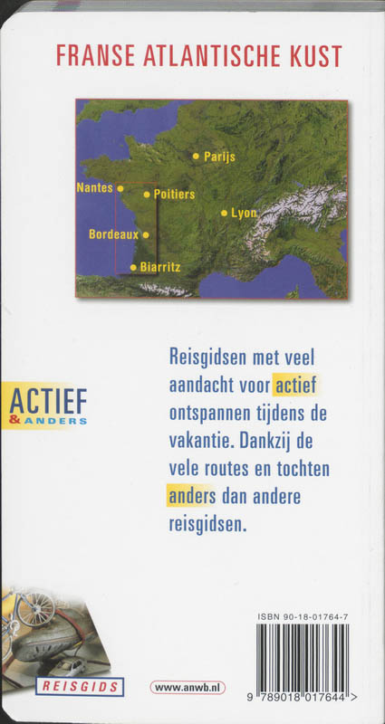 Achterkant van Franse Atlantische kust