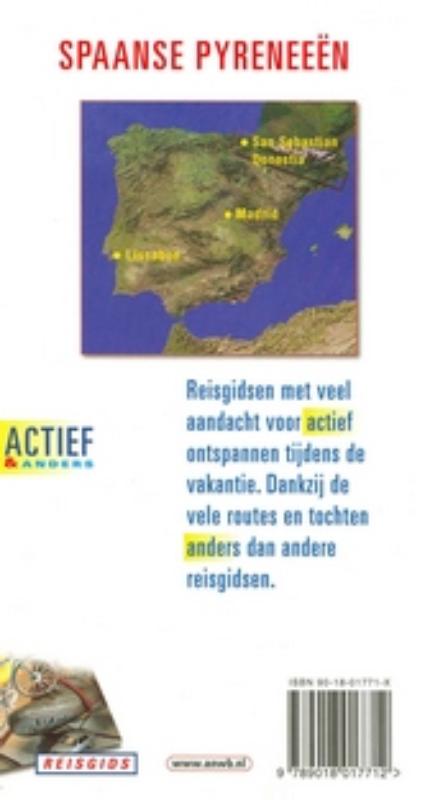 Achterkant van Spaanse Pyreneeën