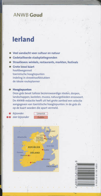 Achterkant van Ierland