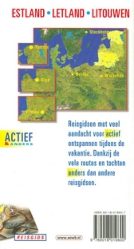 Achterkant van Estland, Letland, Litouwen