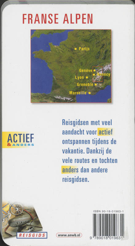 Achterkant van Franse Alpen
