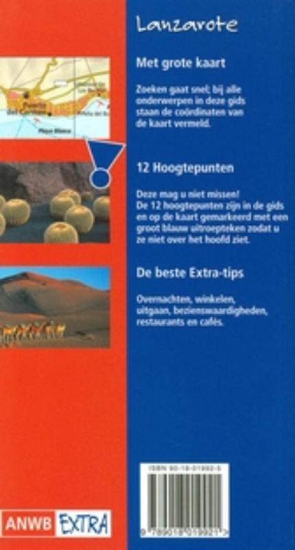 Achterkant van Lanzarote