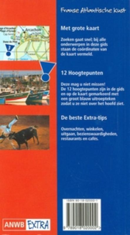 Achterkant van Franse Atlantische kust