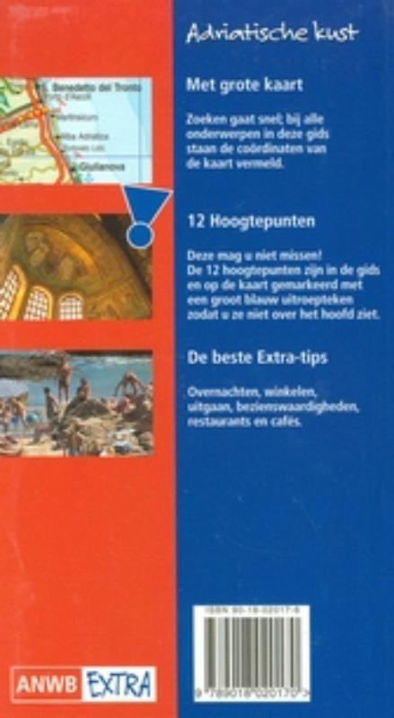 Achterkant van Adriatische kust Italië