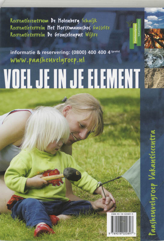 Achterkant van Groene vakantiegids Europa