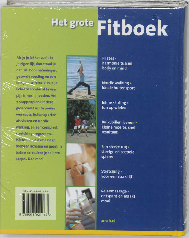 Achterkant van Het Grote Fitboek