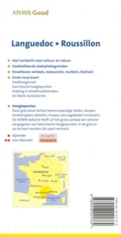 Achterkant van Languedoc-Roussillon