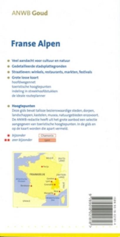 Achterkant van Franse Alpen