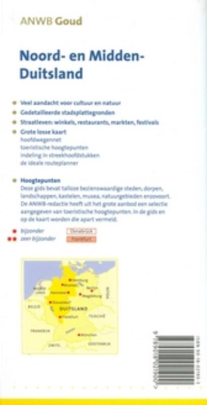 Achterkant van Noord- en Midden-Duitsland