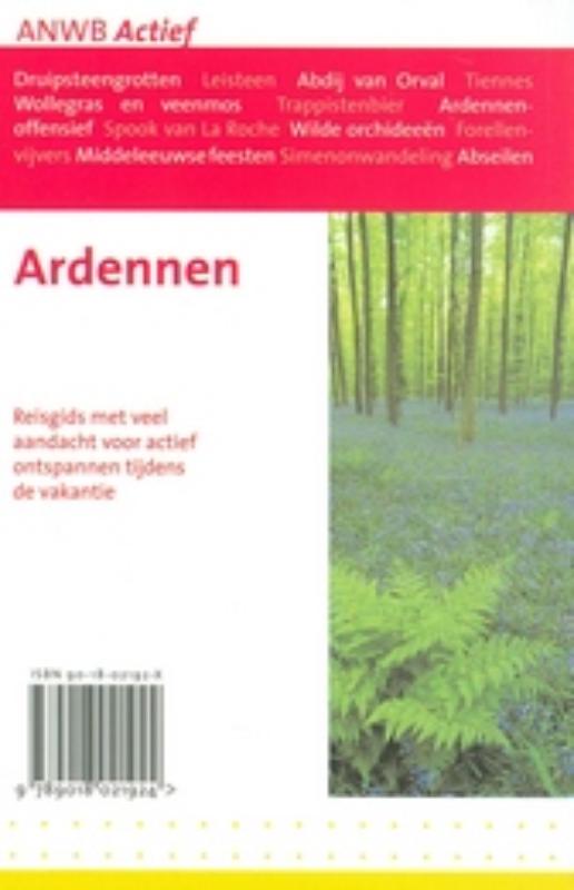 Achterkant van Ardennen