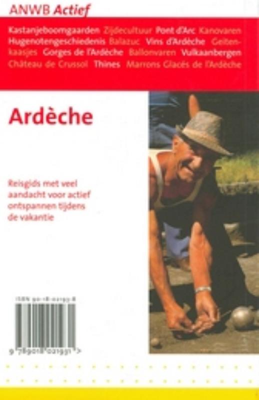 Achterkant van Ardèche
