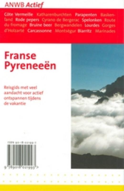 Achterkant van Franse Pyreneeën