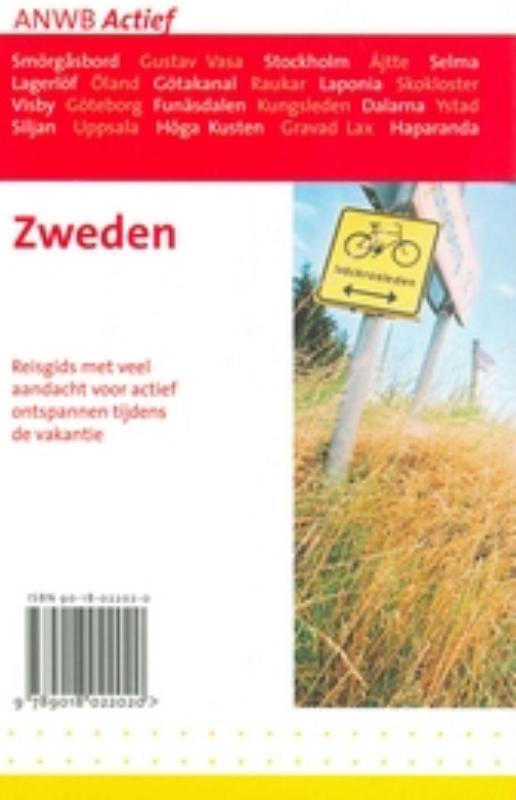 Achterkant van Zweden