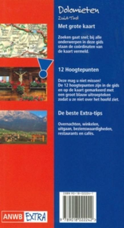 Achterkant van Dolomieten Zuid-Tirol
