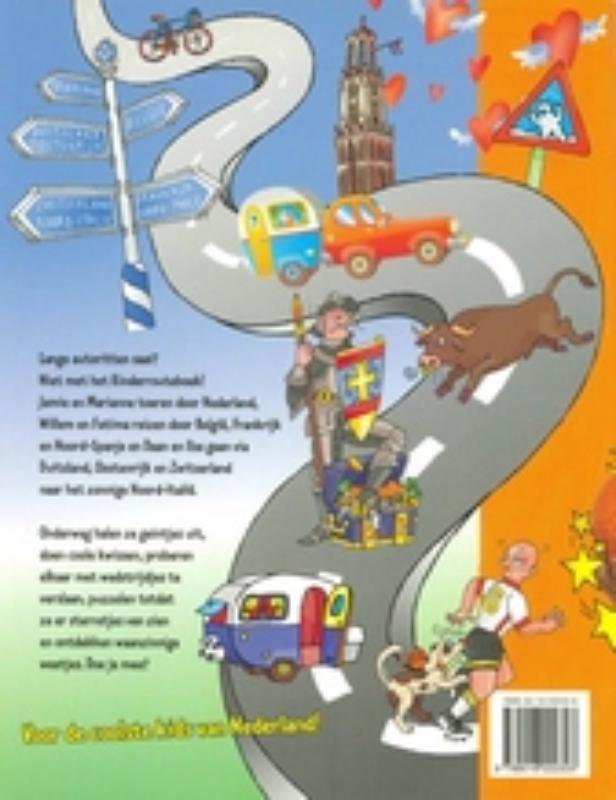 Achterkant van Kinderrouteboek