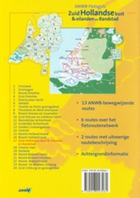 Achterkant van Zuid-Hollandse kust & eilanden en Randstad