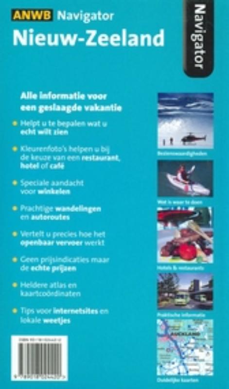 Achterkant van Nieuw Zeeland