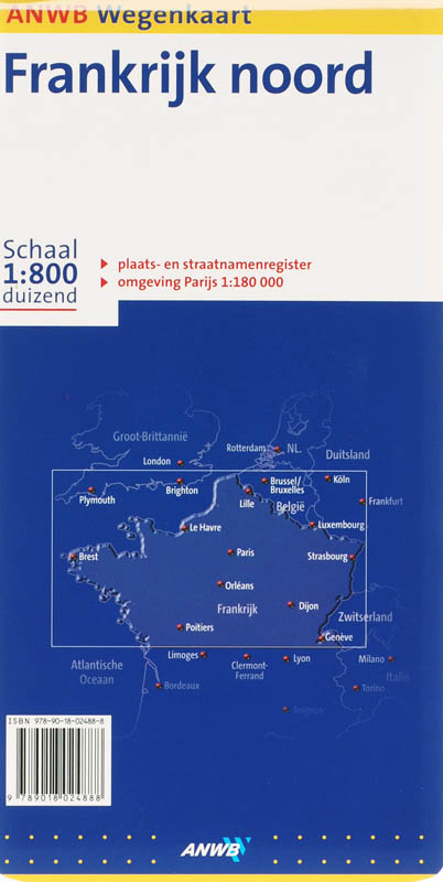 Achterkant van Frankrijk Noord