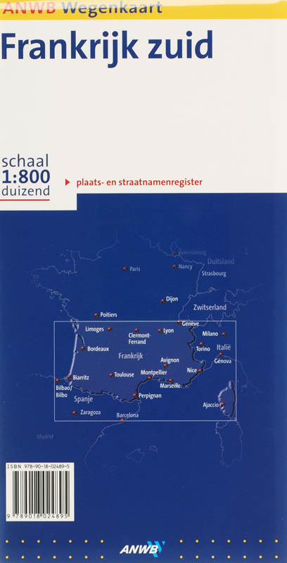 Achterkant van Frankrijk Zuid