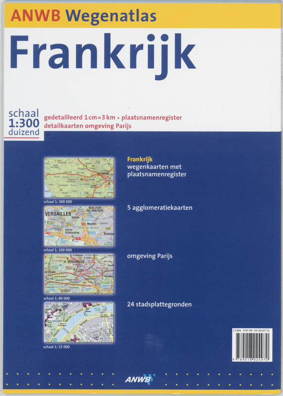 Achterkant van Frankrijk