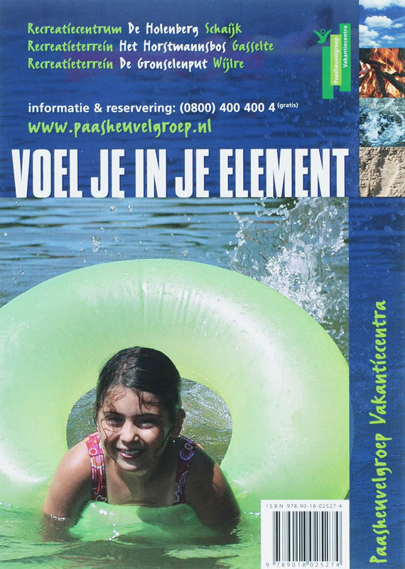 Achterkant van Groene vakantiegids Benelux 2007