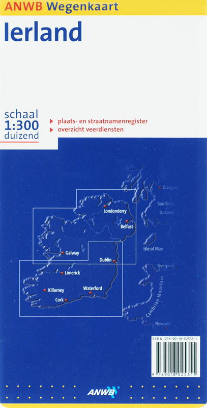 Achterkant van Ierland