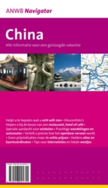Achterkant van China