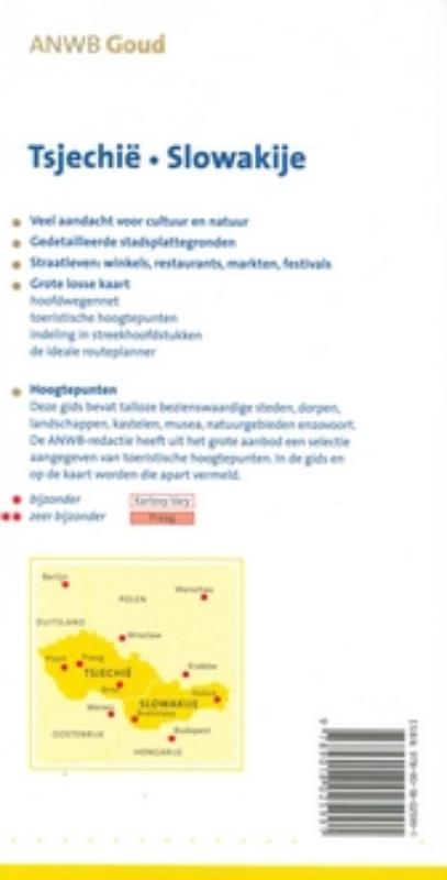 Achterkant van Tsjechië Slowakije