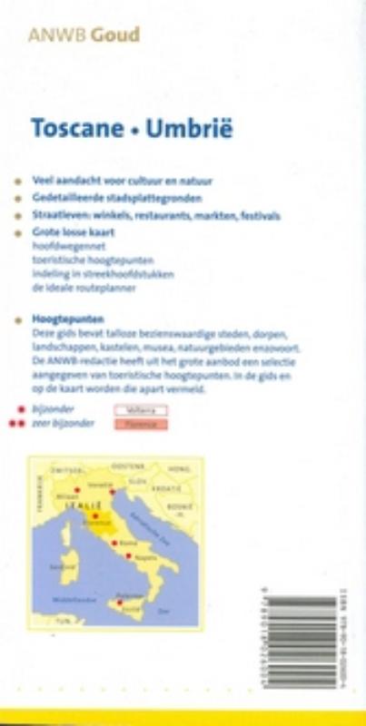 Achterkant van Toscane Umbrië