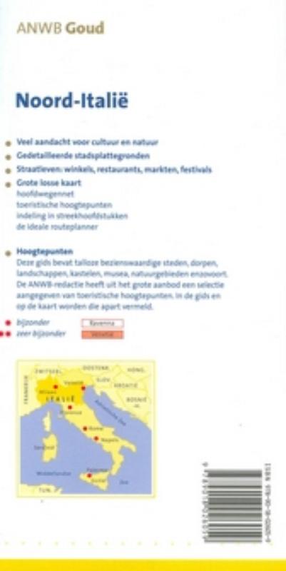 Achterkant van Noord-Italië