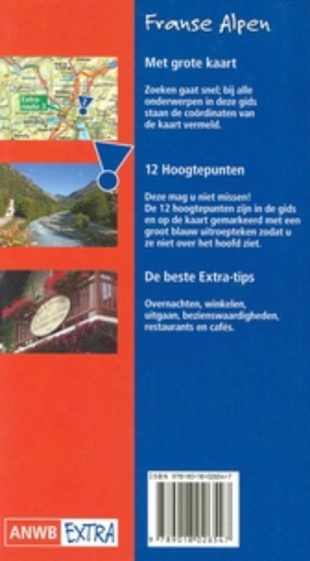 Achterkant van Franse Alpen