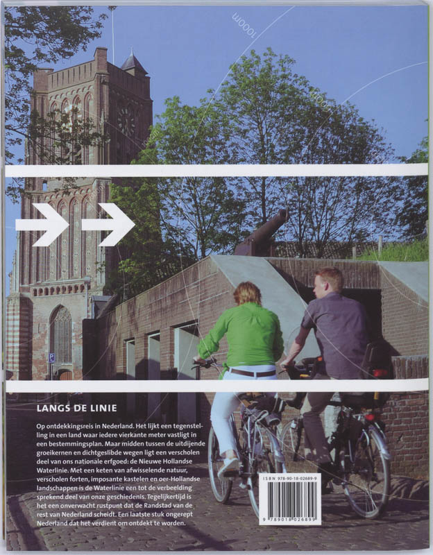Achterkant van Langs de linie