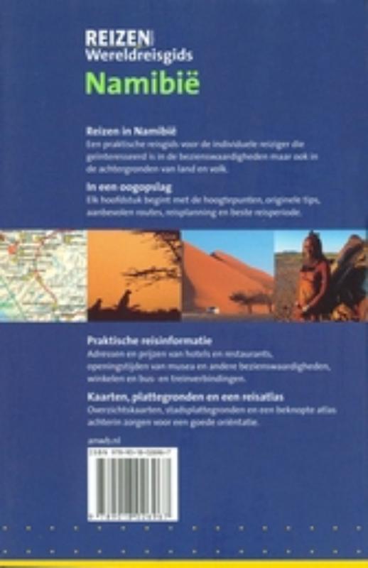 Achterkant van Namibië