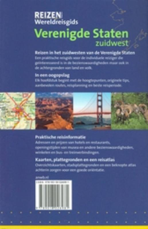 Achterkant van Verenigde Staten ZuidWest
