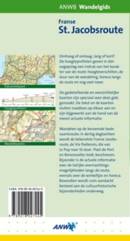 Achterkant van Franse St. Jacobsroute