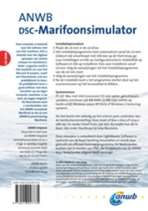 Achterkant van ANWB DSC Marifoonsimulator