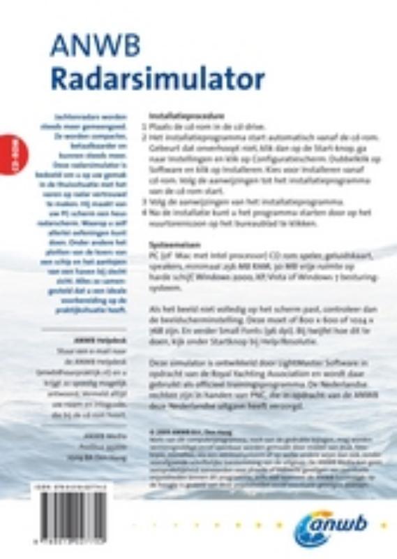 Achterkant van ANWB radarsimulator