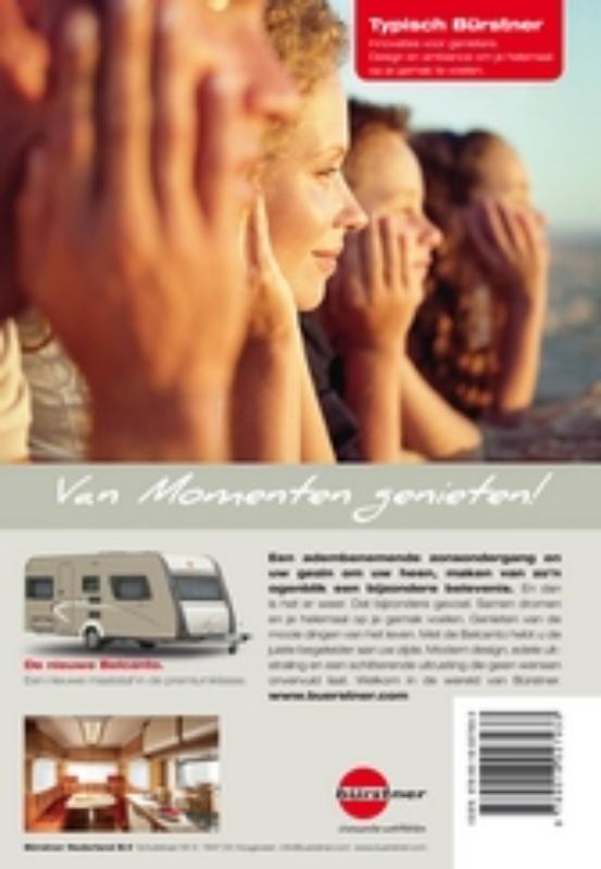 Achterkant van ANWB campergids Europa