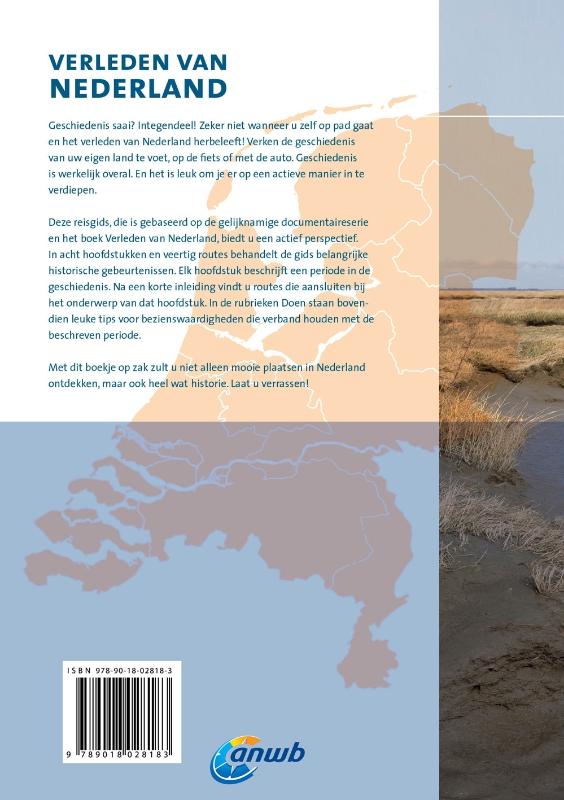 Achterkant van Reisgids Verleden van Nederland