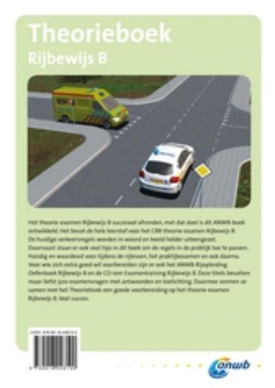 Achterkant van Theorieboek Rijbewijs B